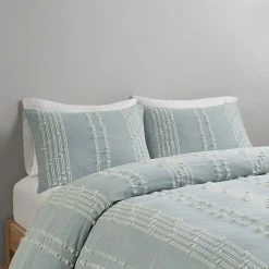 INK+IVY Kara Cotton Jacquard Comforter Set Aqua -INK+IVY Shop unnamed file 101