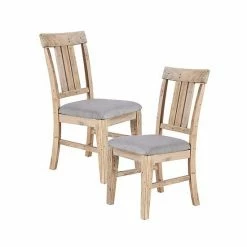 INK+IVY Sonoma Dining Chair 2-piece Set Reclaimed Gray