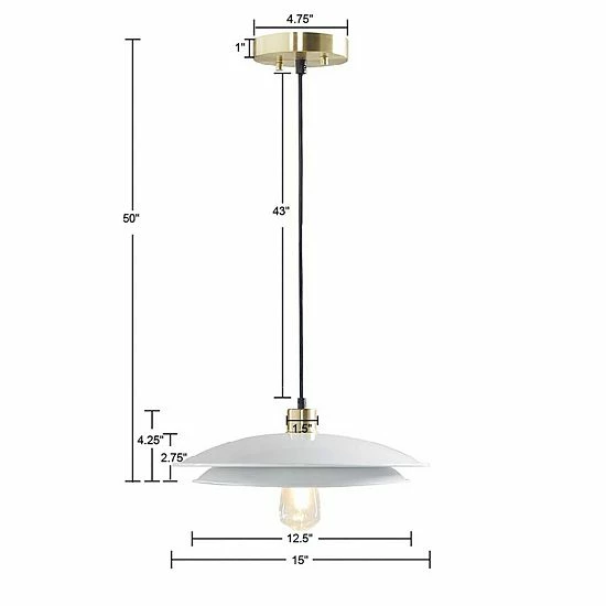 INK+IVY Saben Double Layered Disc Shade Pendant Ceiling Light INK+IVY Saben Double Layered Disc Shade Pendant Ceiling Light -INK+IVY Shop unnamed file 1085