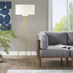 INK+IVY Pacific Tripod Metal Floor Lamp Gold -INK+IVY Shop unnamed file 1098