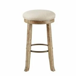 INK+IVY Oaktown Backless Bar Stool With Swivel Seat