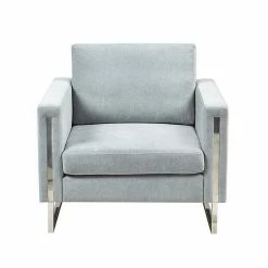 INK+IVY Madden Velvet Upholstered Accent Lounge Arm Chair Gray -INK+IVY Shop unnamed file 126