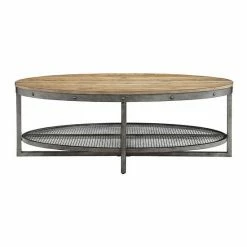 INK+IVY Sheridan Oval Coffee Table Chestnut Pewter -INK+IVY Shop unnamed file 1315
