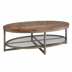 INK+IVY Sheridan Oval Coffee Table Chestnut Pewter -INK+IVY Shop unnamed file 1316