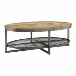 INK+IVY Sheridan Oval Coffee Table Chestnut Pewter -INK+IVY Shop unnamed file 1317