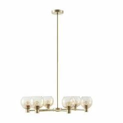 INK+IVY Blaire 6-Light Ombre Globe Chandelier