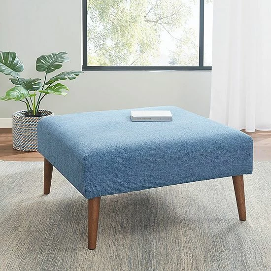 INK+IVY Maise Square Upholstered Ottoman 4 INK+IVY Maise Square Upholstered Ottoman - Image 2