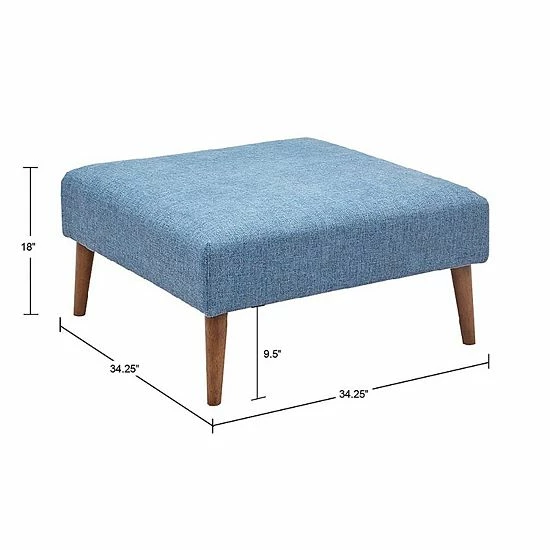 INK+IVY Maise Square Upholstered Ottoman 9 INK+IVY Maise Square Upholstered Ottoman - Image 7