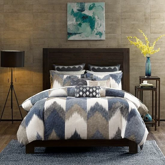 INK+IVY Alpine 3-piece Cotton Comforter Set Yellow 4 INK+IVY Alpine 3-piece Cotton Comforter Set Yellow - Image 2