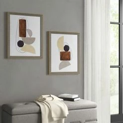 INK+IVY Cashel Abstract Two Tone Neutral Framed Graphic Wall Art 2-Piece Set -INK+IVY Shop unnamed file 1403