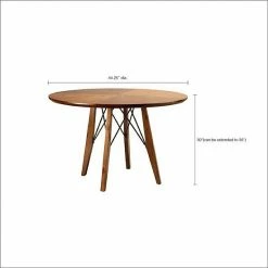 INK+IVY Clark Adjustable Round Dining Table -INK+IVY Shop unnamed file 1422