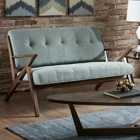 INK+IVY Rocket Loveseat Light Blue 11 INK+IVY Rocket Loveseat Light Blue - Image 9