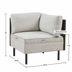 INK+IVY Metro Upholstered Modular Corner Accent Chair -INK+IVY Shop unnamed file 1617