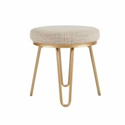 INK+IVY Beverly Round Stool