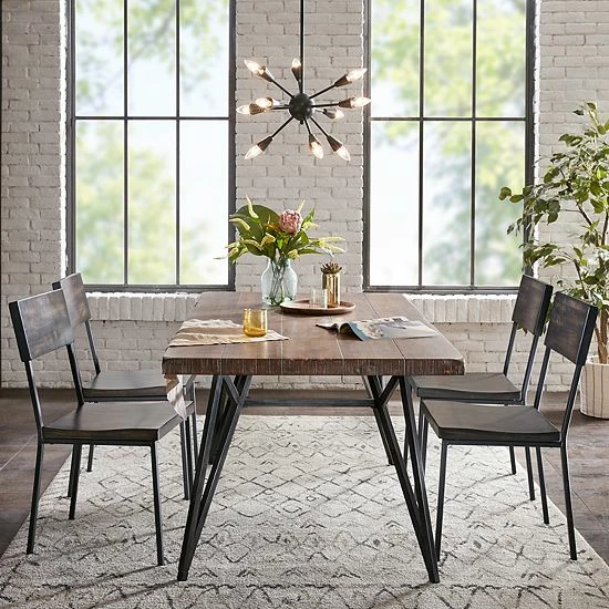 INK+IVY Tacoma Dining Chair 2-piece Set Barn Gray Black 4 INK+IVY Tacoma Dining Chair 2-piece Set Barn Gray Black - Image 2