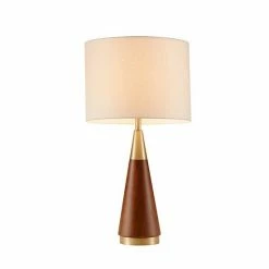 INK+IVY Two-Tone Mid-Century Modern Table Lamp -INK+IVY Shop unnamed file 1773