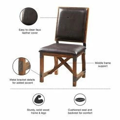 INK+IVY Lancaster Faux-Leather Dining Chair -INK+IVY Shop unnamed file 1782