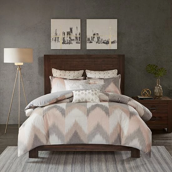 INK+IVY Alpine 3-piece Cotton Comforter Set Yellow 10 INK+IVY Alpine 3-piece Cotton Comforter Set Yellow - Image 8