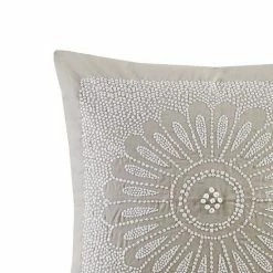 INK+IVY Sofia Embroidered Square Throw Pillow Taupe -INK+IVY Shop unnamed file 208