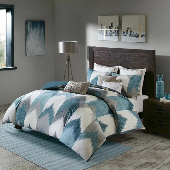 INK+IVY Alpine 3-piece Cotton Comforter Set Yellow 14 INK+IVY Alpine 3-piece Cotton Comforter Set Yellow - Image 12