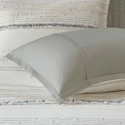 INK+IVY Nea Cotton Printed Duvet Cover Set With Trims Off White Gray -INK+IVY Shop unnamed file 287