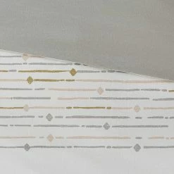 INK+IVY Nea Cotton Printed Duvet Cover Set With Trims Off White Gray -INK+IVY Shop unnamed file 288