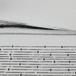 INK+IVY Nea Cotton Printed Duvet Cover Set With Trims Off White Gray -INK+IVY Shop unnamed file 295