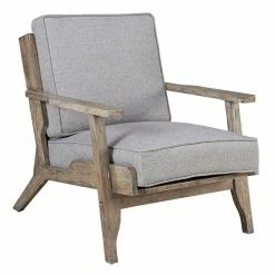 INK+IVY Malibu Lounge Arm Chair Gray