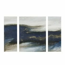 INK+IVY Rolling Waves Triptych Canvas Wall Art 3-piece Set