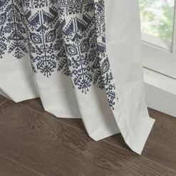 INK+IVY Mila Cotton Light Filtering Printed Window Curtain With Chenille Detail Taupe -INK+IVY Shop unnamed file 441