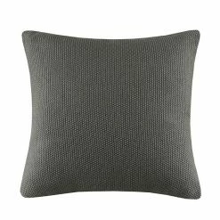INK+IVY Bree Knit Euro Pillow Cover Aqua