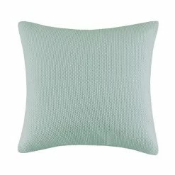 INK+IVY Bree Knit Euro Pillow Cover Aqua -INK+IVY Shop unnamed file 458