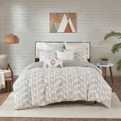 INK+IVY Suri Cotton Jacquard Duvet Cover Set