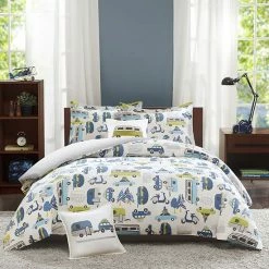INK+IVY Kids Road Trip Duvet Cover Set