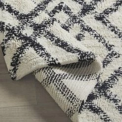 INK+IVY Ansel Geo Diamond Yarn Dyed Cotton Tufted Bath Rug Gray White -INK+IVY Shop unnamed file 612