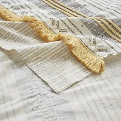 INK+IVY Cody Cotton Stripe Printed & Tassel Pom Pom Shower Curtain Gray Yellow 15 INK+IVY Cody Cotton Stripe Printed & Tassel Pom Pom Shower Curtain Gray Yellow -INK+IVY Shop unnamed file 622