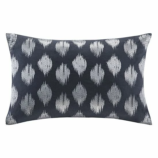 INK+IVY Nadia Dot Embroidered Oblong Throw Pillow 3 INK+IVY Nadia Dot Embroidered Oblong Throw Pillow
