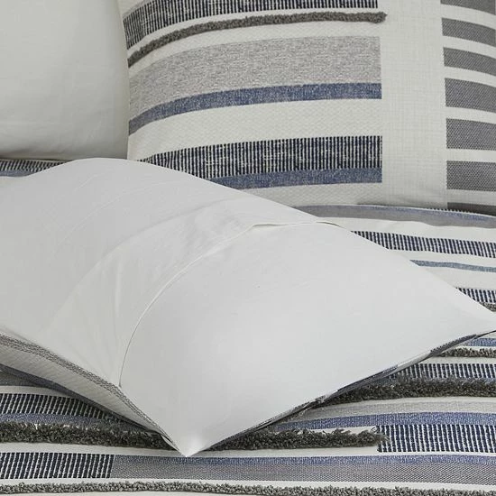 INK+IVY Serena Cotton Percale Printed Comforter Set With Shams 6 INK+IVY Serena Cotton Percale Printed Comforter Set With Shams - Image 4