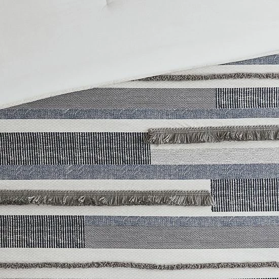 INK+IVY Serena Cotton Percale Printed Comforter Set With Shams 7 INK+IVY Serena Cotton Percale Printed Comforter Set With Shams - Image 5