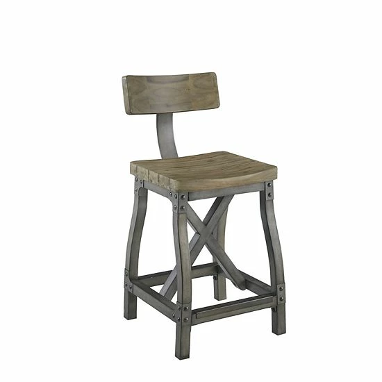 INK+IVY Lancaster Counter Stool Oak Silver INK+IVY Lancaster Counter Stool Oak Silver -INK+IVY Shop unnamed file 689