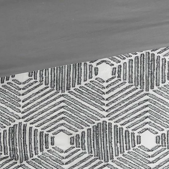 INK+IVY Ellipse Cotton Jacquard Duvet Cover Set Blush 14 INK+IVY Ellipse Cotton Jacquard Duvet Cover Set Blush - Image 12