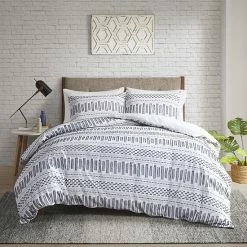 INK+IVY Rhea Cotton Jacquard Comforter Set Ivory Charcoal -INK+IVY Shop unnamed file 76