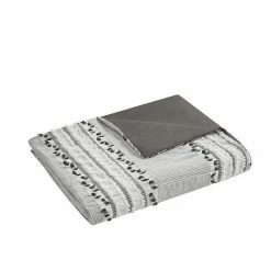 INK+IVY Lennon Jacquard Duvet Cover Set Taupe -INK+IVY Shop unnamed file 763