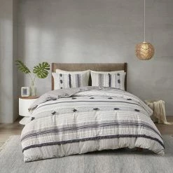 INK+IVY Cody 3-piece Cotton Duvet Cover Set Gray Navy -INK+IVY Shop unnamed file 805