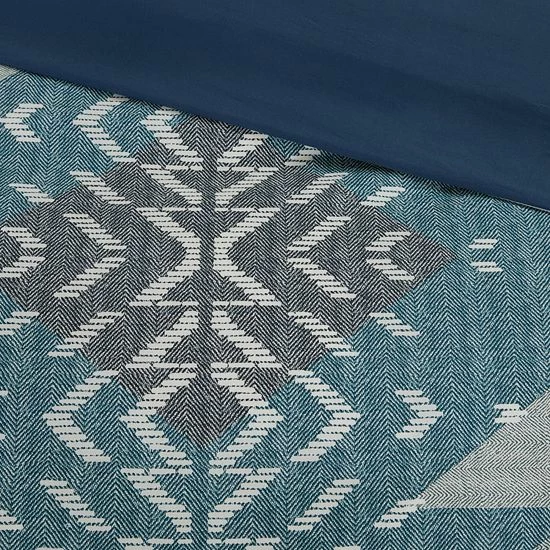 INK+IVY 3-piece Nova Duvet Cover Set 5 INK+IVY 3-piece Nova Duvet Cover Set - Image 3