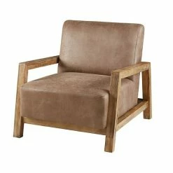 INK+IVY Easton Luxurious Low Profile Accent Chair Gray
