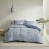 INK+IVY Dora Organic Cotton Clipped Chambray 3-Piece Comforter Set With Shams -INK+IVY Shop unnamed file 882