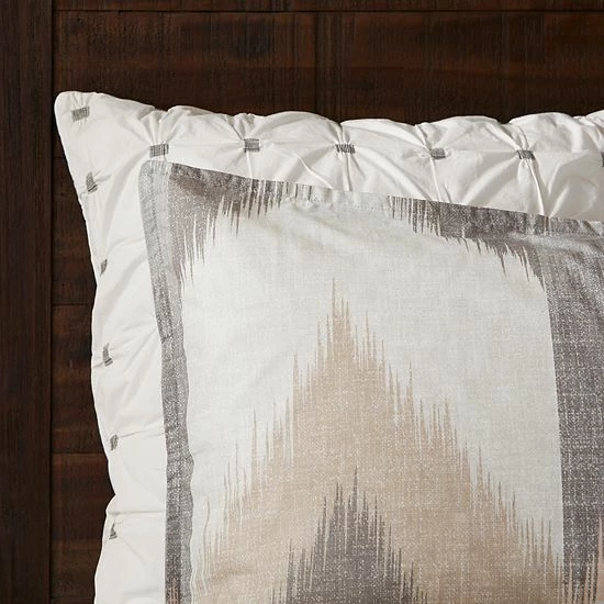 INK+IVY Alpine 3-piece Cotton Duvet Cover Set Yellow 9 INK+IVY Alpine 3-piece Cotton Duvet Cover Set Yellow - Image 7