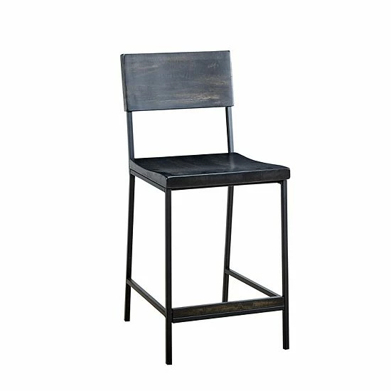 INK+IVY Tacoma Counter Stool Barn Gray Black 8 INK+IVY Tacoma Counter Stool Barn Gray Black - Image 6