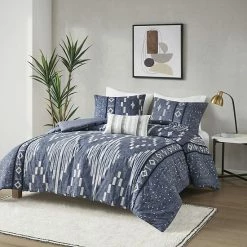 INK+IVY Inari Ikat Print And Braided Trim Cotton 3-Piece Duvet Cover Set With Shams -INK+IVY Shop unnamed file 969